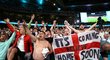 Angličtí fanoušci slaví postup do finále mistrovství Evropy