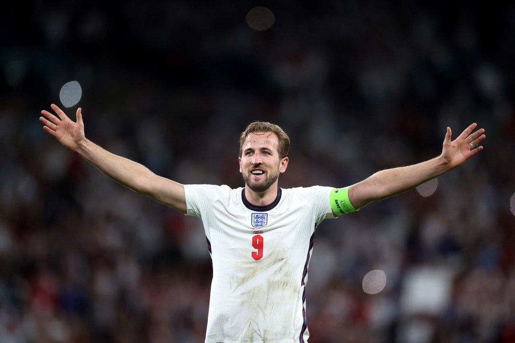 Kapitán Anglie Harry Kane gólem rozhodl o postupu do finále mistrovství Evropy přes Dánsko