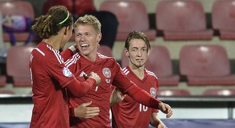 Dánsko si poradilo se Srby 2:0 a zajistilo si postup do semifinále