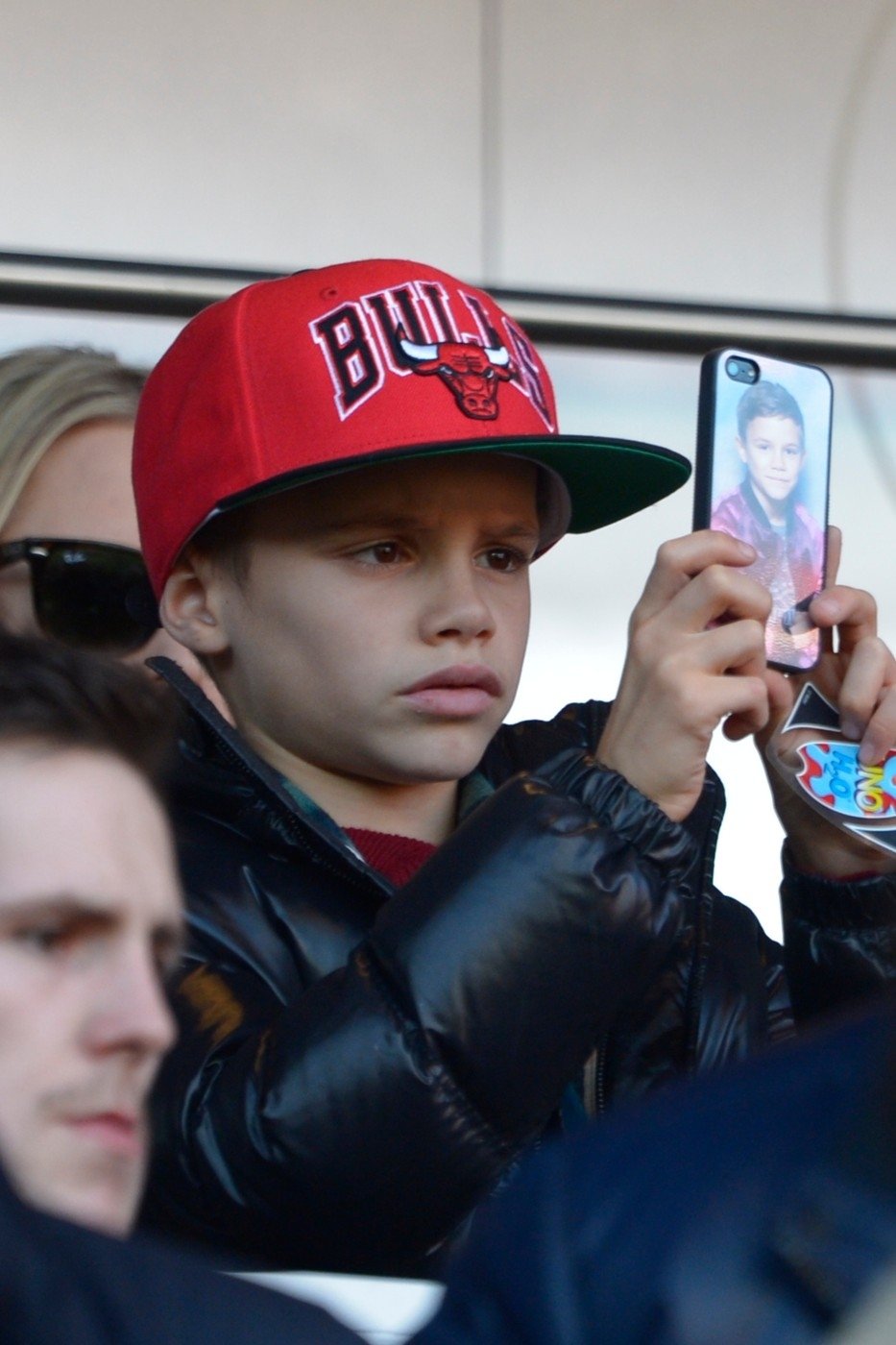 Beckham má na mobilu Beckhama. Malý Romeo je velký narcis!