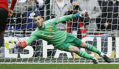 Brankář Manchesteru United a Španělska David de Gea