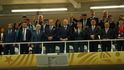 David Trunda (uprostřed) ve společnosti prezidenta FIFA Gianniho Infantina