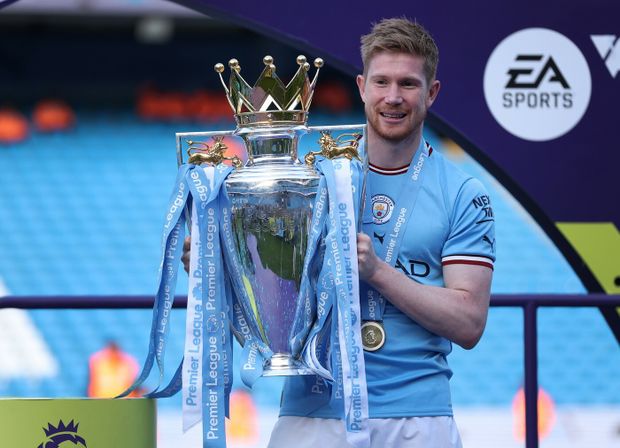 Kevin De Bruyne v dresu Manchesteru City Kevin De Bruyne v dresu Manchesteru City