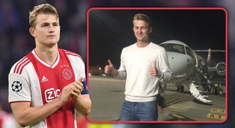 De Ligt se upíše Juventusu, čeká ho prohlídka: Mám radost, že jsem tady!