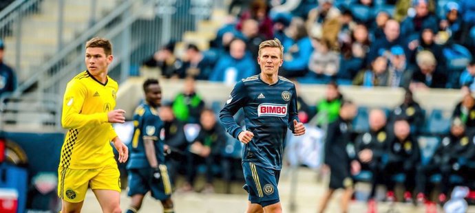 Záložník Bořek Dočkal v prvním utkání za Philadelphia Union