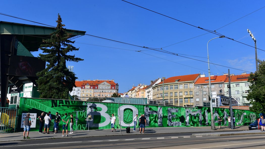 Ďolíček nově zdobí 150 metrů čtverečních velký mural