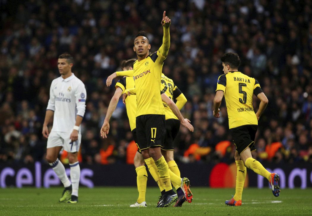 Aubameyang vstřelil důležitý gól na půdě Realu Madrid