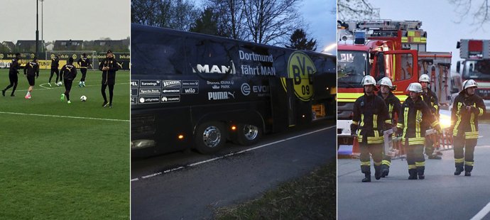 Dortmund už trénoval, policie prošetřuje okolnosti útoku na autobus