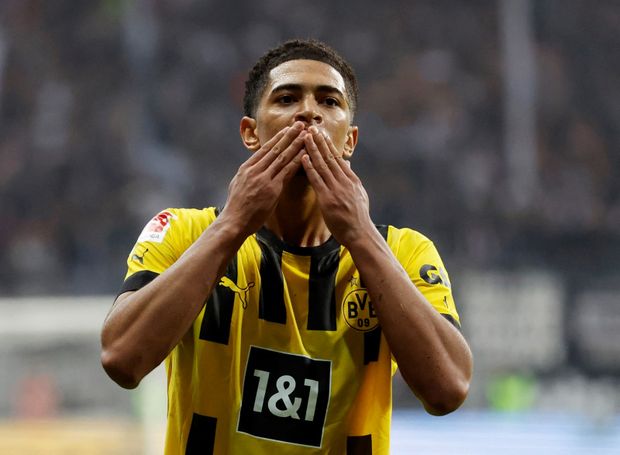 Jude Bellingham v dresu Borussie Dortmund Jude Bellingham v dresu Borussie Dortmund