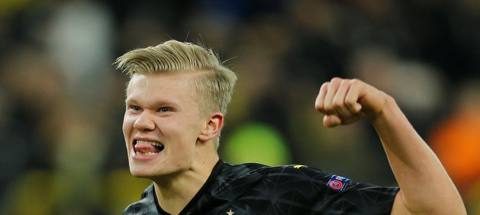 Erling Haaland rozhodl o vítězství nad PSG dvěma góly