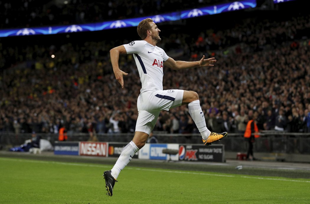 Harry Kane byl hlavní hvězdou utkání proti Dortmundu