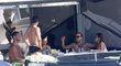 Mario Götze na jachtě u španělského ostrova Ibiza