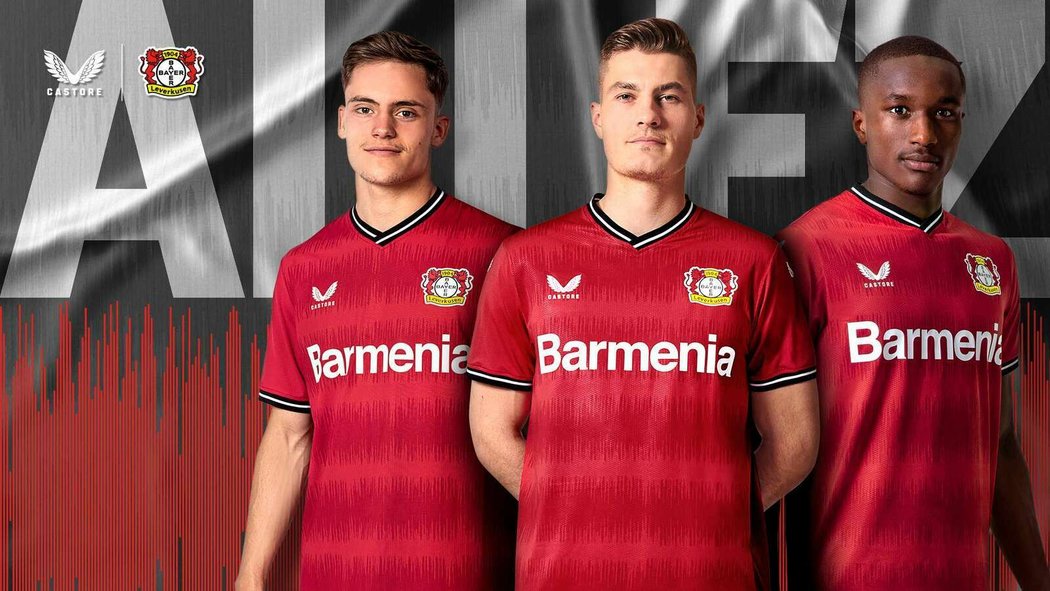 Oficiální domácí dres Bayeru Leverkusen pro sezonu 2022/23