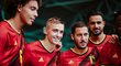 Fotbalisté Belgie v nových dresech