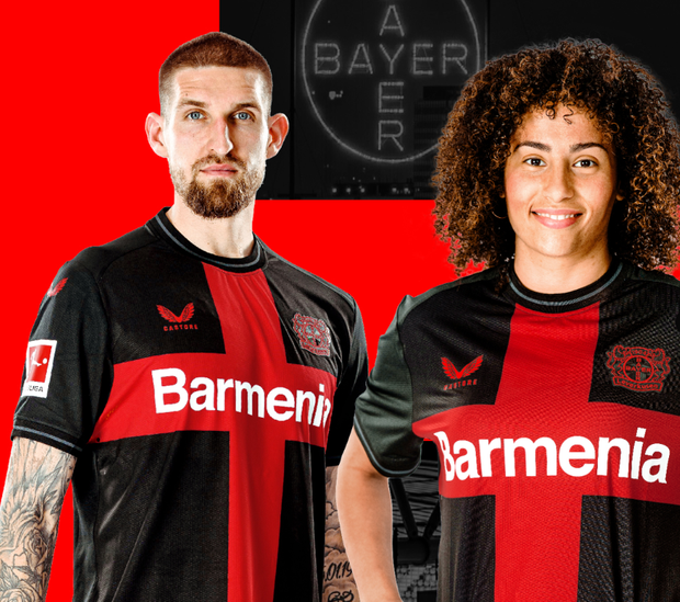 Domácí dres Bayeru Leverkusen pro novou sezonu Domácí dres Bayeru Leverkusen pro novou sezonu