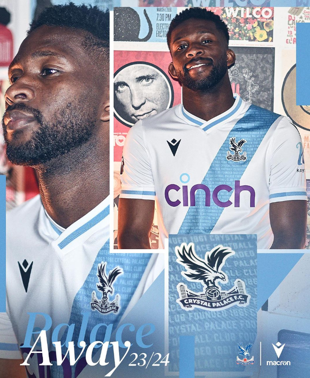 Venkovní dres Crystal Palace pro novou sezonu Venkovní dres Crystal Palace pro novou sezonu