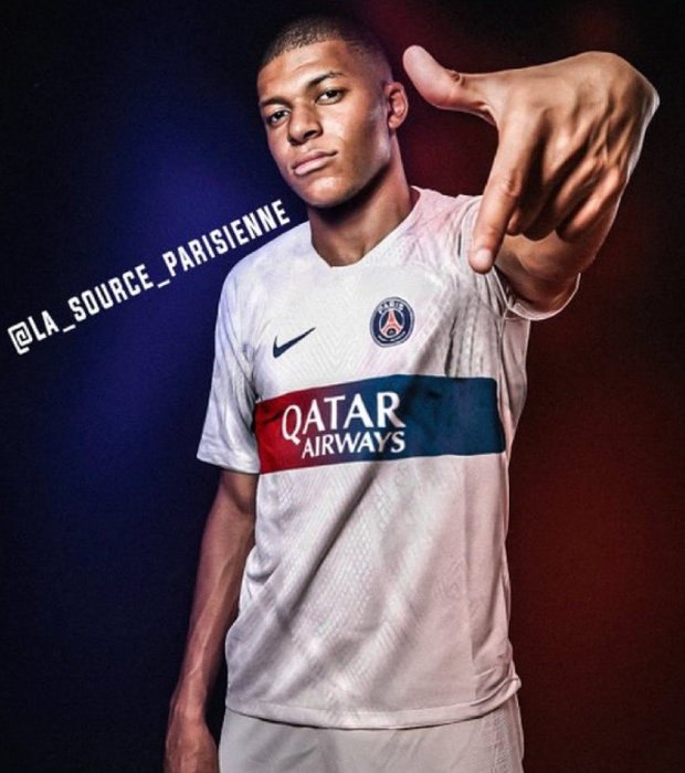 Venkovní dres PSG pro novou sezonu Venkovní dres PSG pro novou sezonu