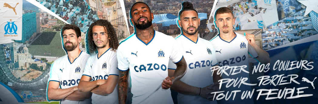 Oficiální domácí dres Marseille pro sezonu 2022/23