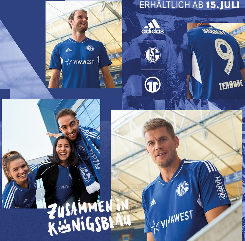 Oficiální domácí dres Schalke pro sezonu 2022/23