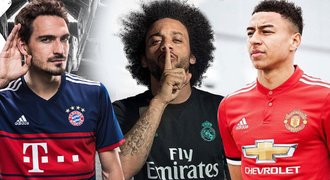 GALERIE: Nové dresy? Juventus do žluta, Bayern má retro, United knoflíky