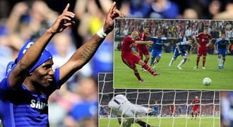 Drogba: Proč Čech chytil penaltu ve finále LM? Robbena jsem vydeptal!