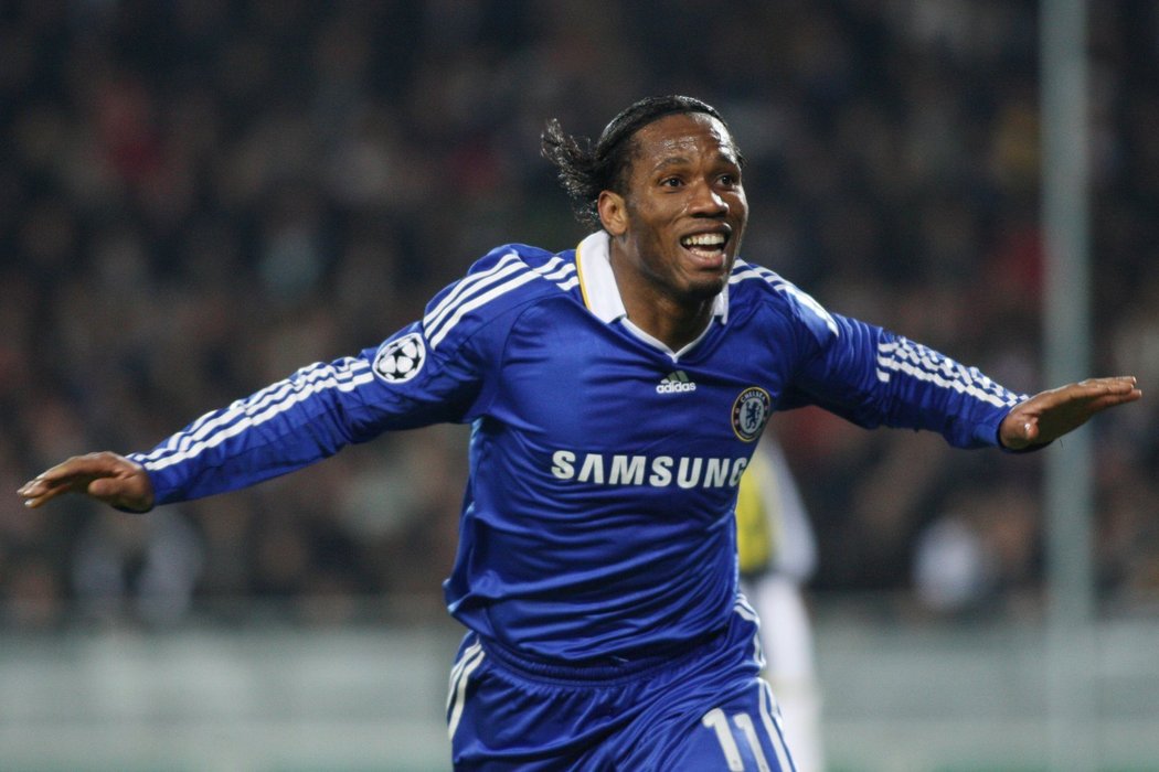 Didier Drogba patří k pravidelným střelcům Chelsea