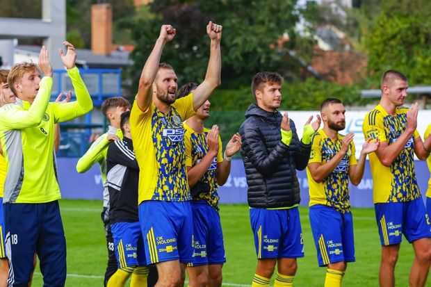 Fotbalisté Zlína se radují z výhry proti B-týmu Sparty Fotbalisté Zlína se radují z výhry proti B-týmu Sparty