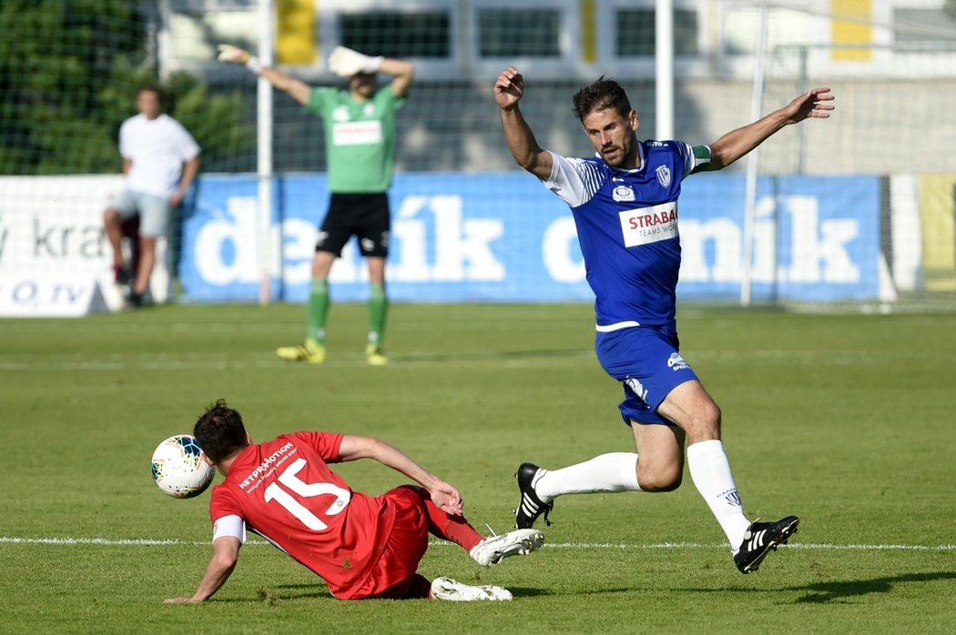 Fotbalisté Pardubic vyhráli v Chrudimi a udělali tak další krok k postupu do nejvyšší soutěže