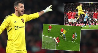 Minela a skoro vlastní gól… Dúbravka strašil v Divadle snů. Proč je v United?