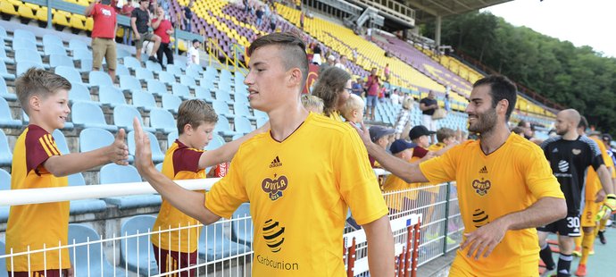 Dominik Preisler vstřelil Hradci první ligový gól v kariéře