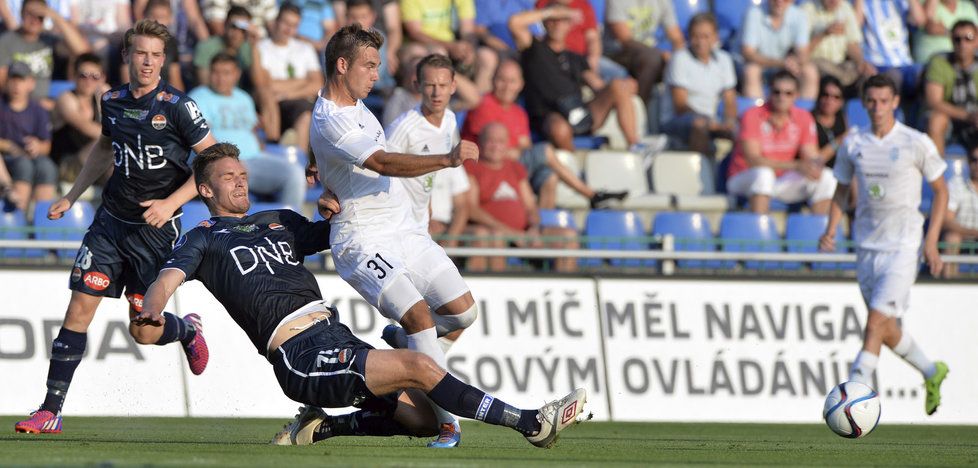 Stanislav Klobása v souboji s Gustavem Valsvikem.