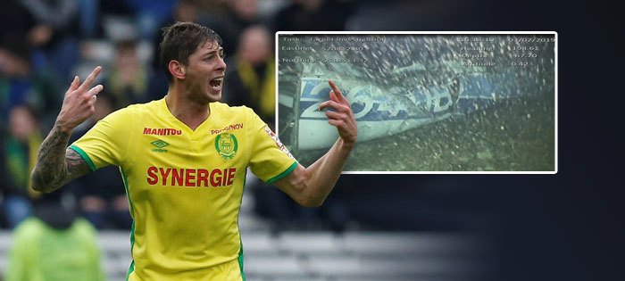 V troskách letadla, ve kterém cestoval Emiliano Sala, je viditelné jedno tělo...