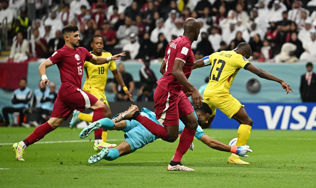 Enner Valencia obstaral penaltu pro Ekvádor, sám ji proměnil