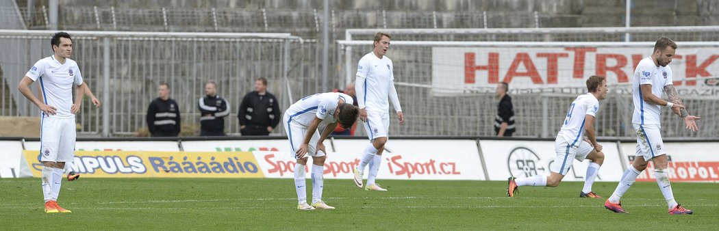 Zklamaní sparťané poté, co ztratili výhru se Zbrojovkou Brno a remizovali 3:3