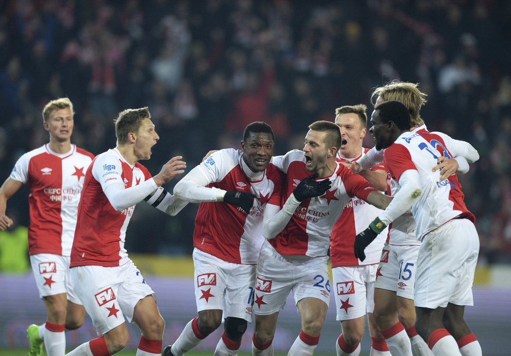 Slavia po výhře nad Teplicemi vede ligu o 4 body