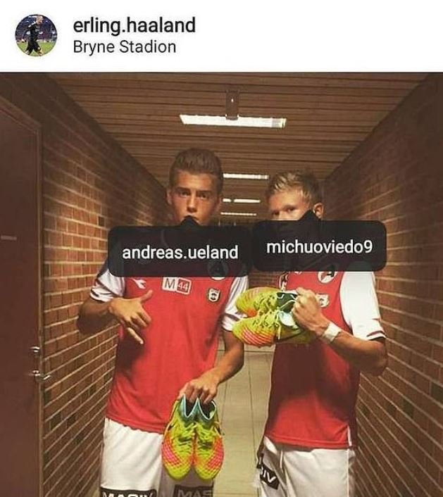 Erling Braut Haaland obdivoval Španěla Michua, dříve ho označoval ve svých instagramových příspěvcích