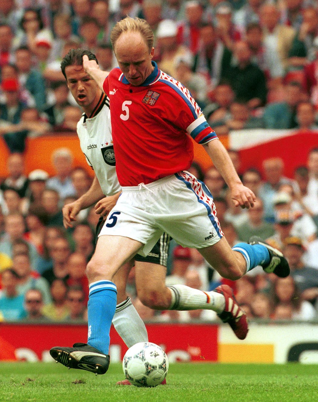 Miroslav Kadlec byl kapitánem na EURO 1996