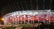 Národní stadion ve Varšavě, kde se odehraje i čtvrtfinále mezi Českem a Portugalskem, nabízí úchvatnou podívanou
