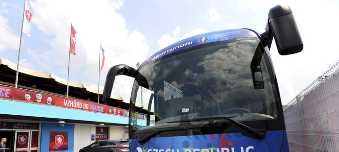 Oficiální autobus české reprezentace