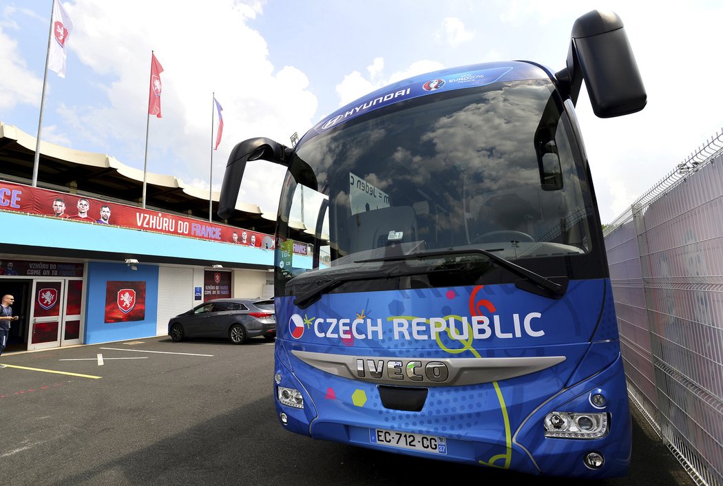 Oficiální autobus české reprezentace