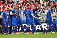Island - Rakousko 2:1. Nováček slaví postup ze skupiny, vyzve Anglii