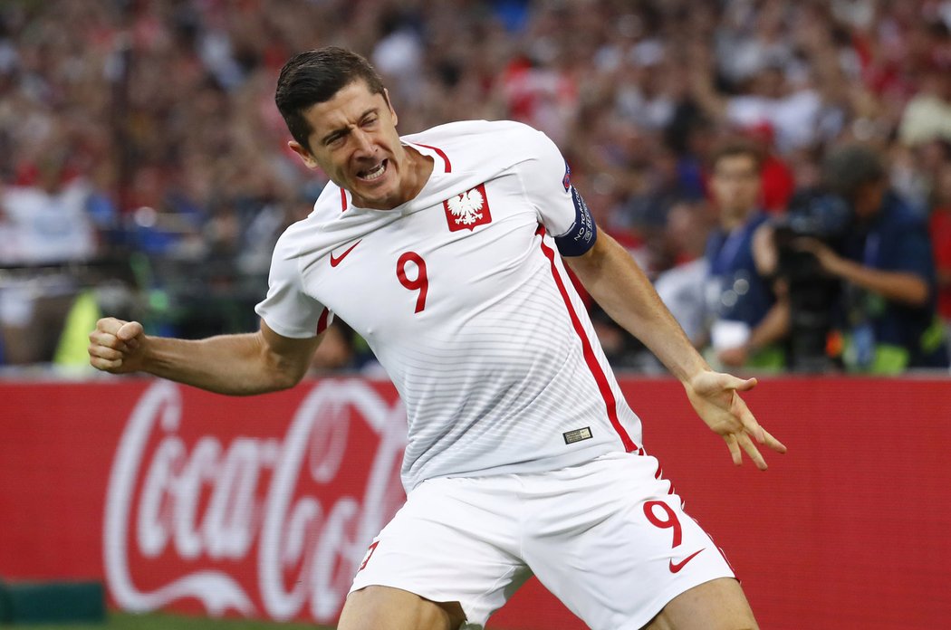 Robert Lewandowski otevřel skóre proti Portugalsku