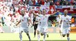 Čtvrtfinále je doma. Polští fotbalisté slaví vítězství nad Švýcarskem v osmifinále EURO 2016.