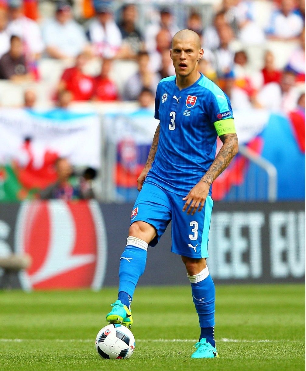 Slovenský kapitán Martin Škrtel se v osmifinále EURO postaví proti Německu