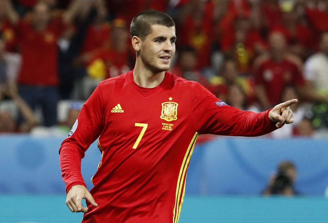 Álvaro Morata je nejlepším střelcem Španělska na EURO. Trefí se i proti Itálii?