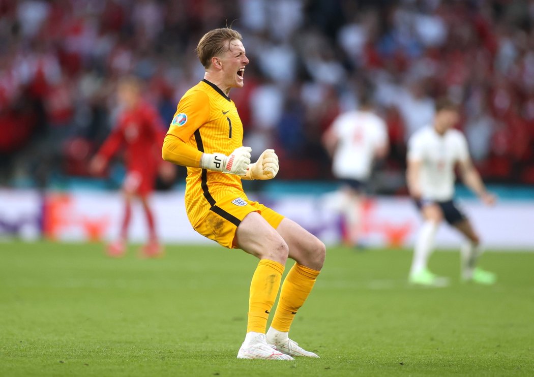 Emotivní Jordan Pickford už na turnaji vychytal pět čistých kont