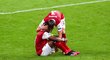 Zklamaní fotbalisté Rakouska po prohře s Itálií