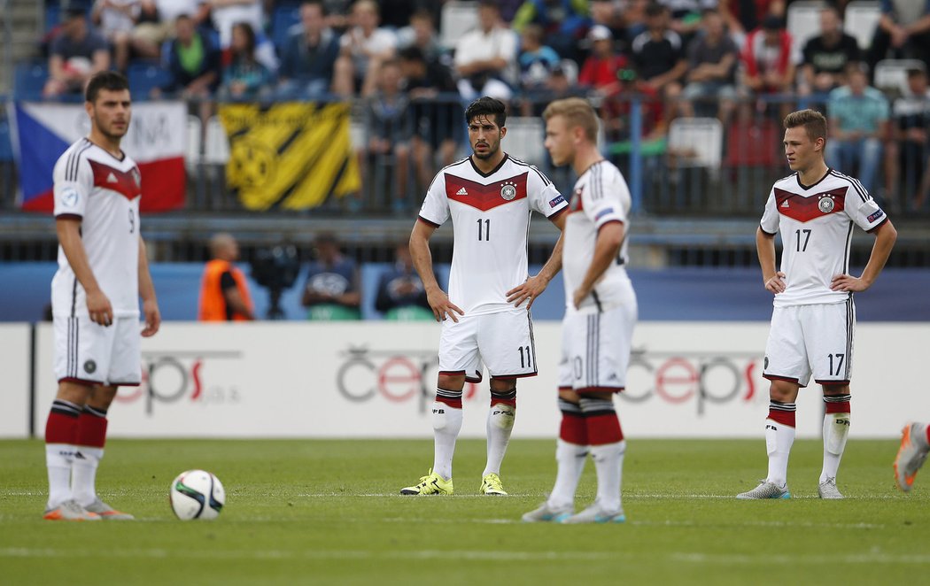 Fotbalisté Německa vybouchli v semifinále EURO &#34;21&#34;, když s Portugalskem prohráli 0:5. Byli z toho hodně rozčarovaní.