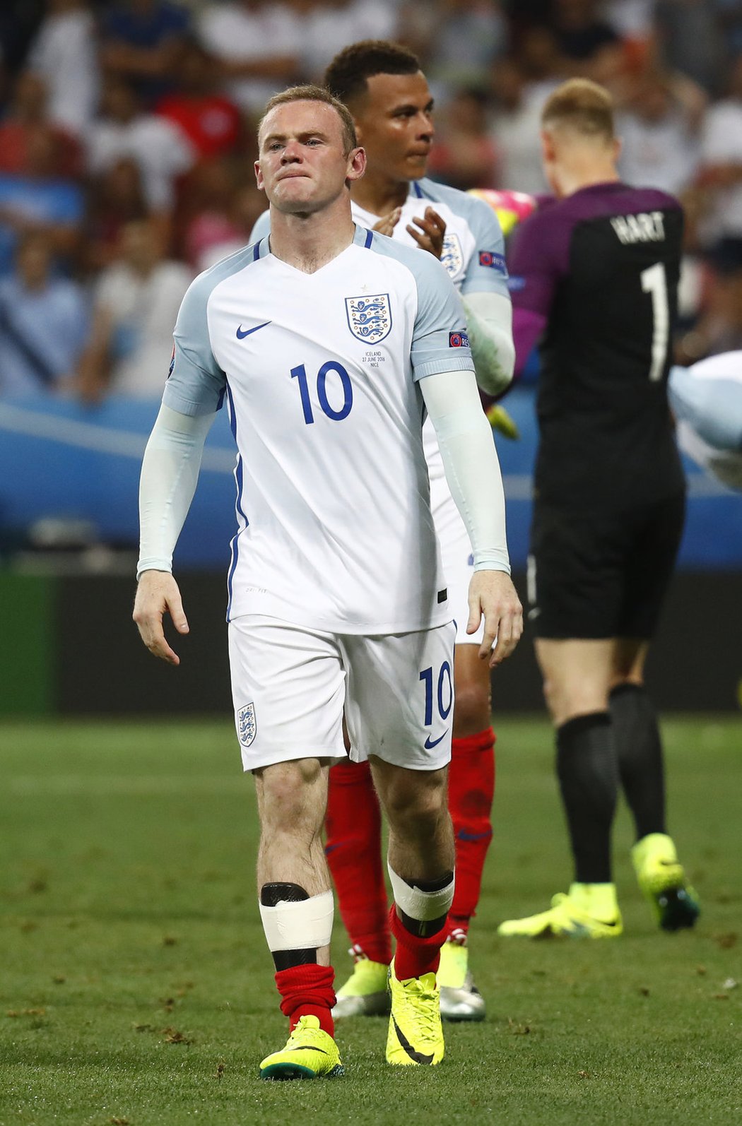 Wayne Rooney po prohraném osmifinále