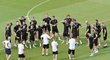 Trénink českých fotbalistů před čtvrtfinále EURO proti Dánsku na stadionu v Baku